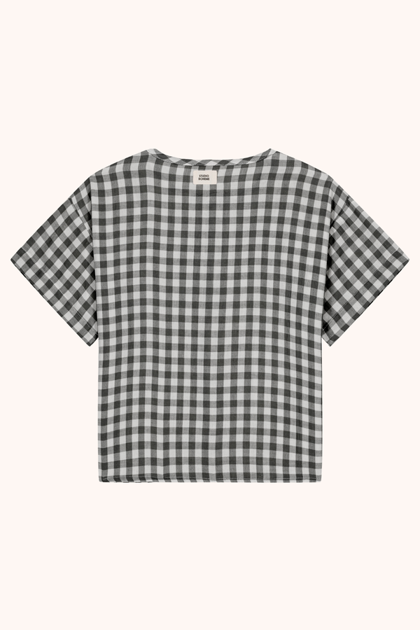 Blouse Thelme Vichy Noir