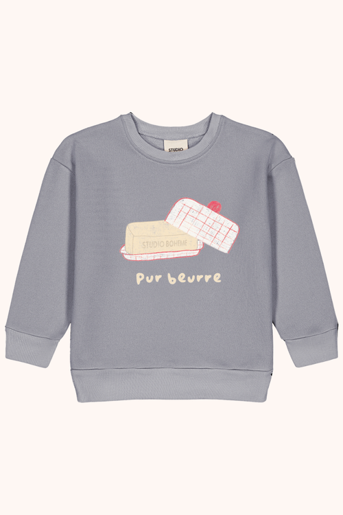 Sweat-shirt Bart Bleu silver Beurre