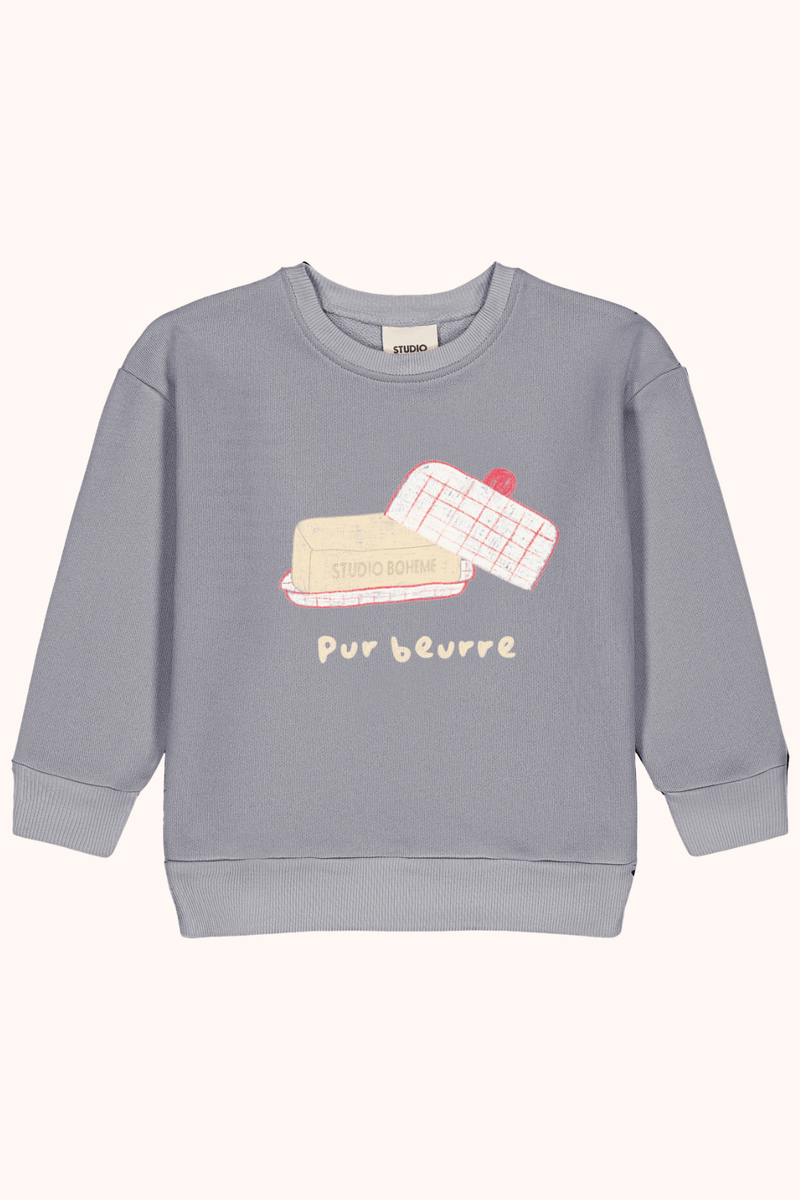 Sweat-shirt Bart Bleu silver Beurre