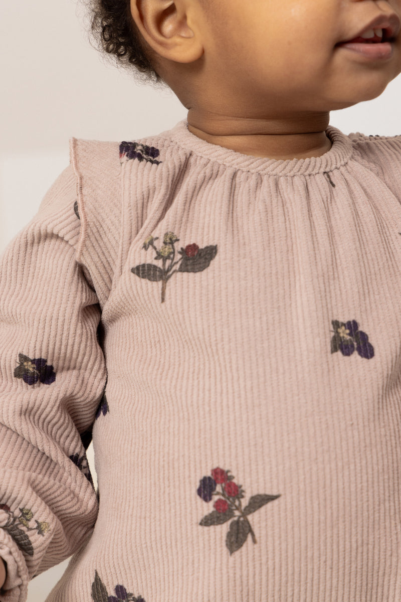 Barboteuse Esmée Corderoy Mauve pâle mûres