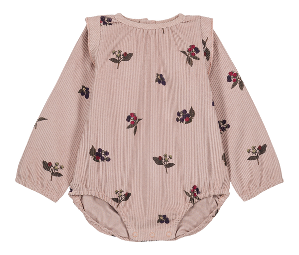 Barboteuse Esmée Corderoy Mauve pâle mûres