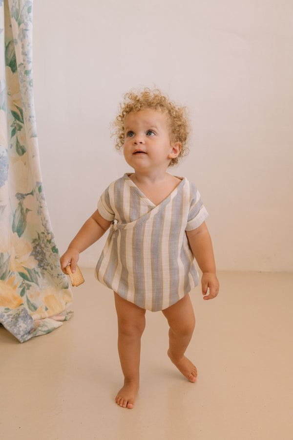 Romper Nuage Blue Gold