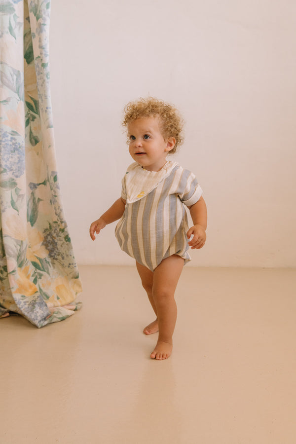 Romper Nuage Blue Gold