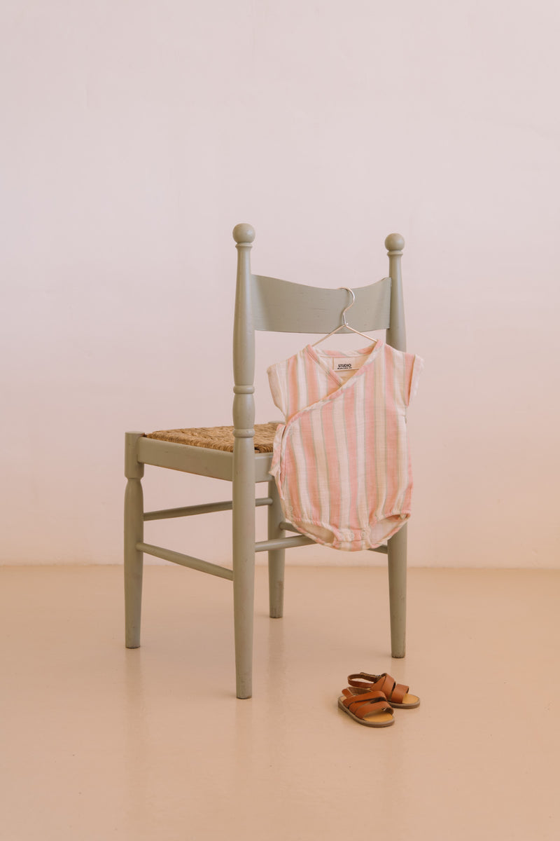 Romper Nuage Strawberry Pistachio