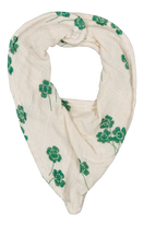 Bavoir Abel Ecru trèfles