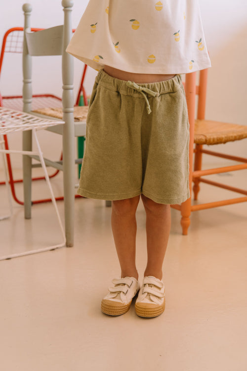Bermuda Basile Terry Vert Golden