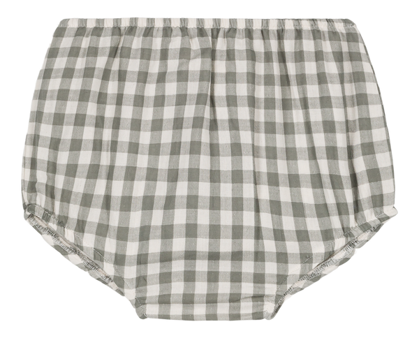 Bloomers Ami Grey Green Gingham