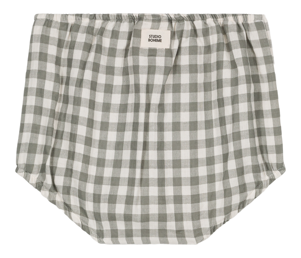 Bloomers Ami Grey Green Gingham