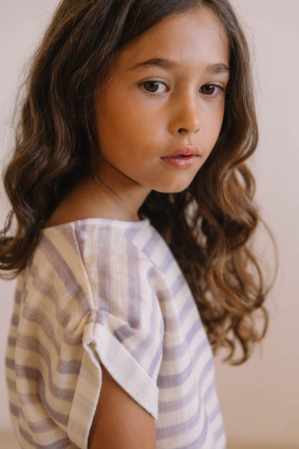 Blouse Praslin Rayures Iris