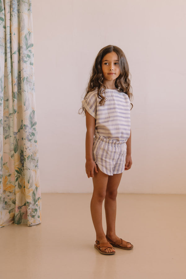 Blouse Praslin Rayures Iris