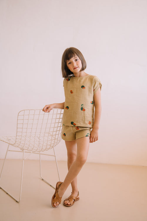 Shorts Georgette Starfish Watermelon