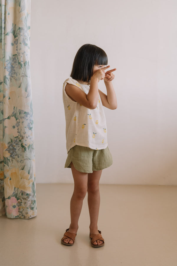 Blouse Roman Ecru Citron