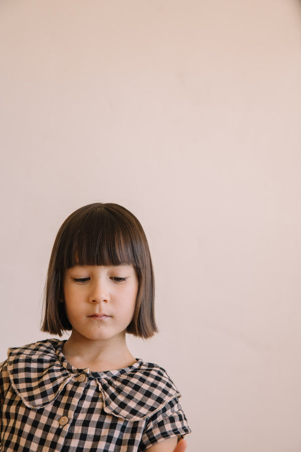 Blouse Coco Vichy Noir