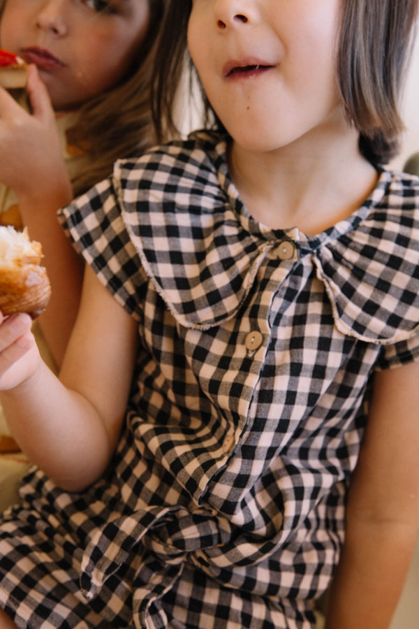 Blouse Coco Vichy Noir