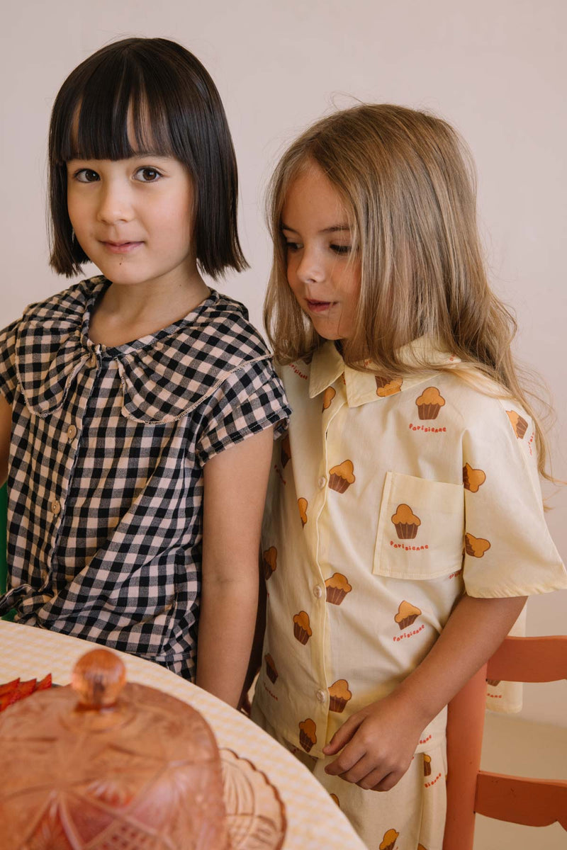 Blouse Coco Vichy Noir