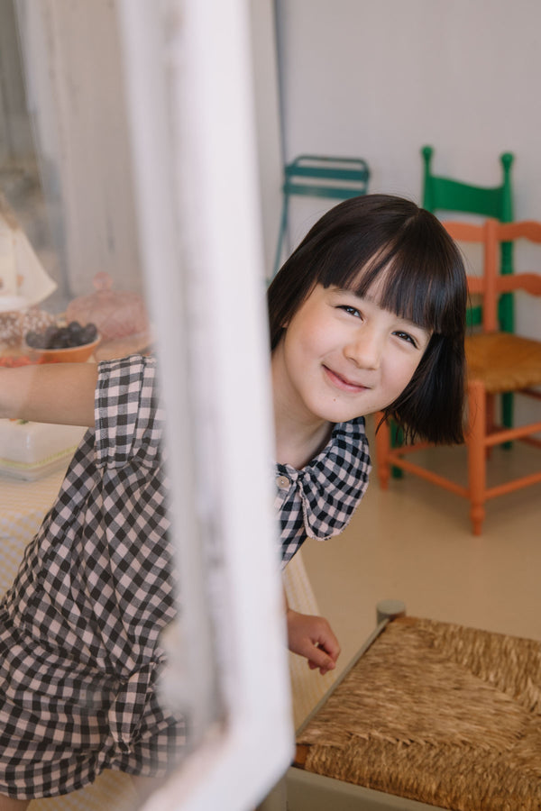 Blouse Coco Vichy Noir