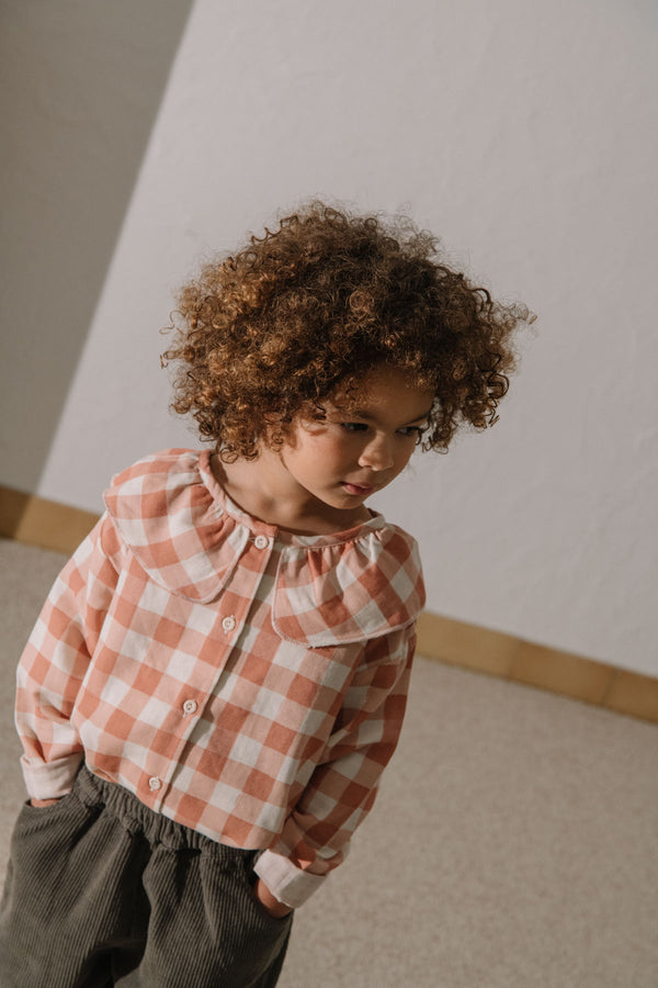Blouse Coco Vichy rose