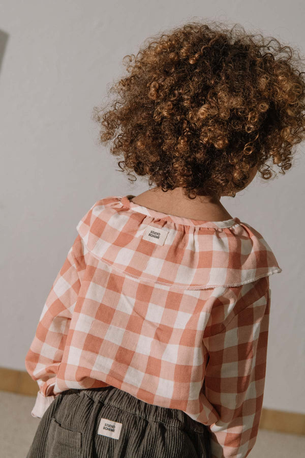 Blouse Coco Vichy rose