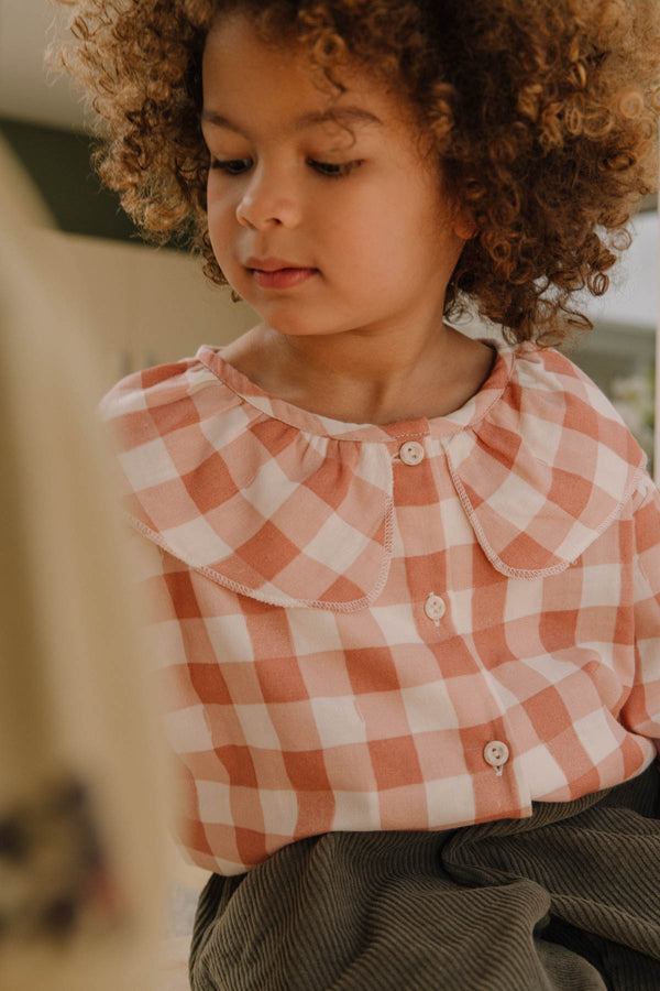 Blouse Coco Vichy rose