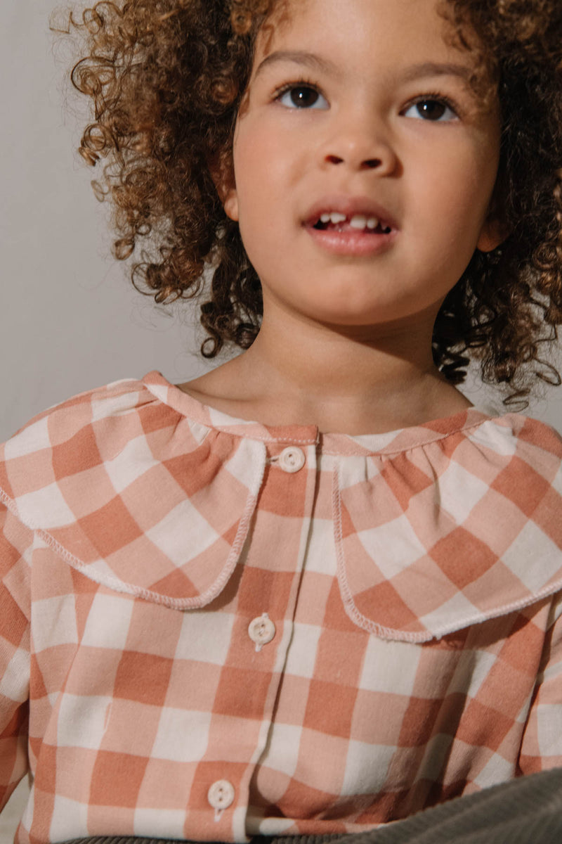 Blouse Coco Vichy rose