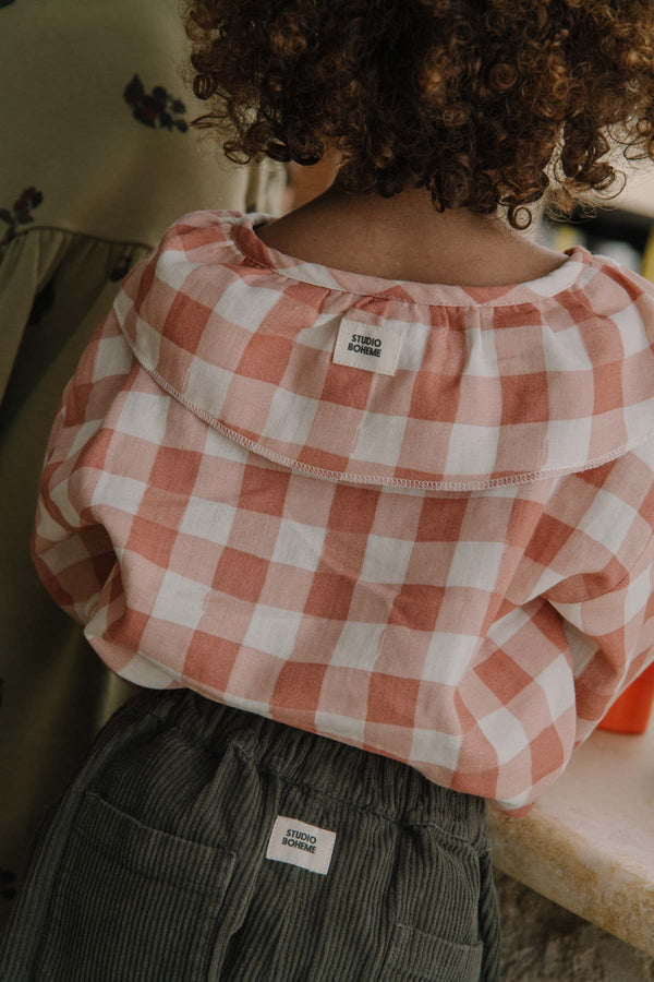 Blouse Coco Vichy rose