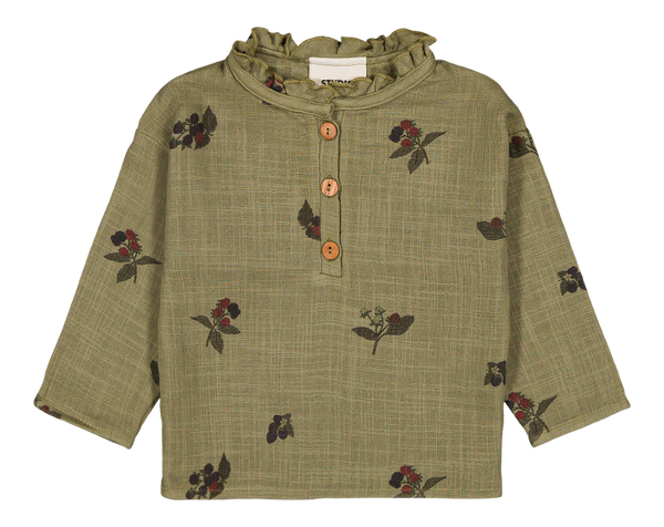 Blouse Olympe Vert aloe mûres