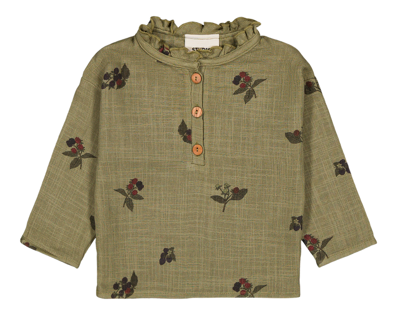 Blouse Olympe green aloe Blackberries