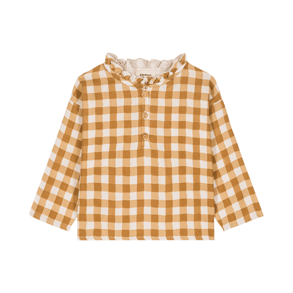 Blouse Olympe Vichy Caramel