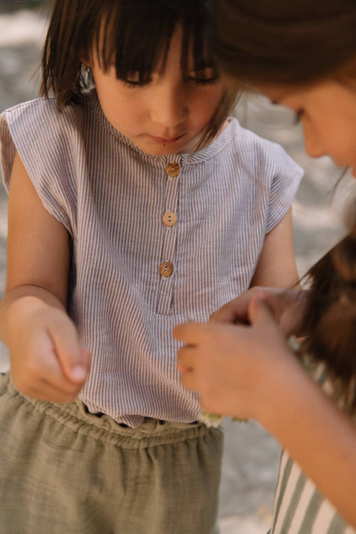 blouse Roman Purple stripes