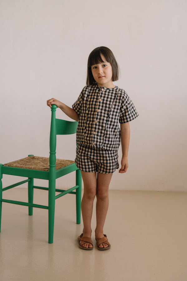 Short Georgette Vichy Noir