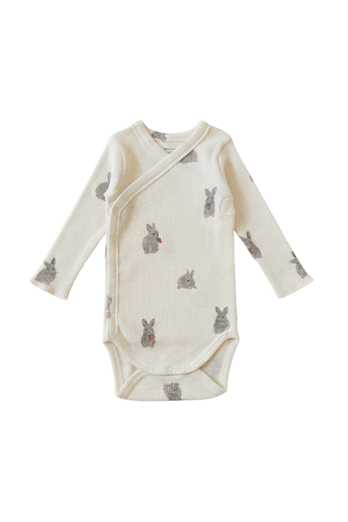Bodysuit Hoho Ecru Rabbits