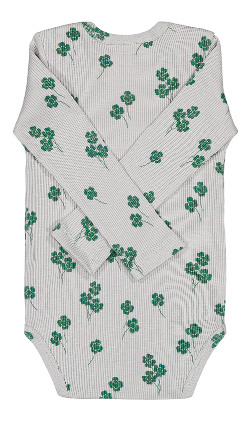 Bodysuit Woody Grey clovers