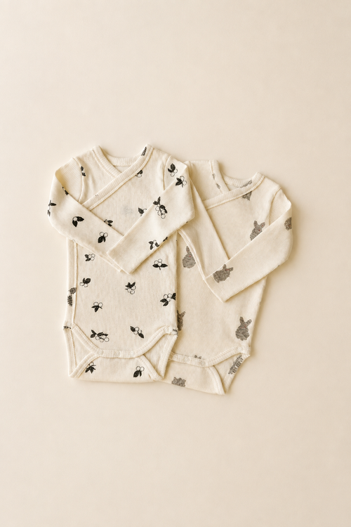 Bodysuit Hoho Ecru Rabbits