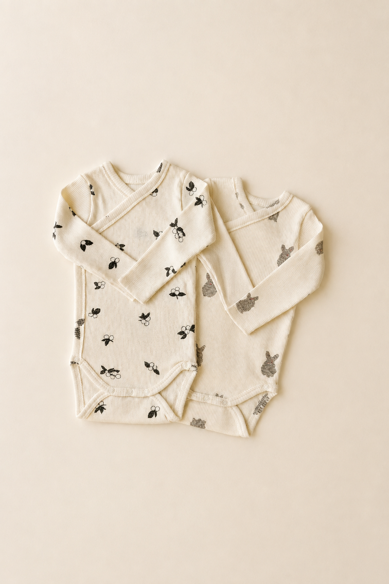 Bodysuit Hoho Ecru Rabbits