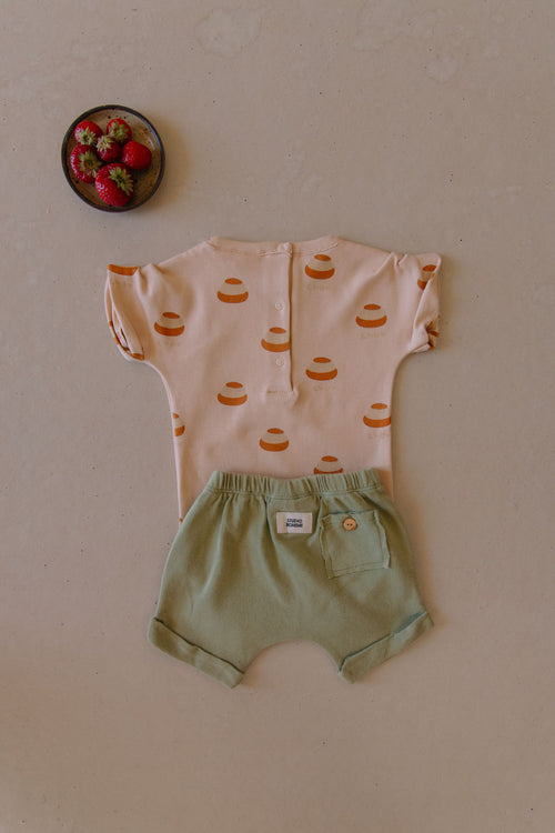 Short Simon Vert Golden