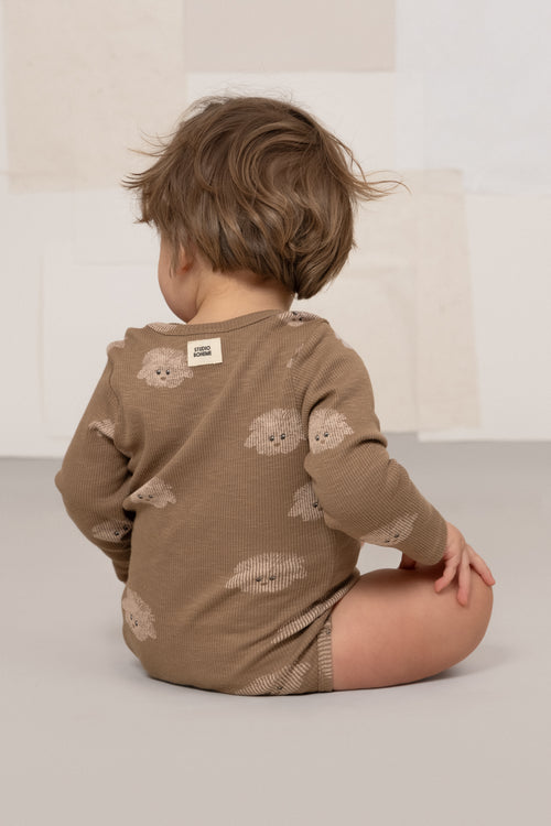 Bodysuit Woody Mocha Dogs