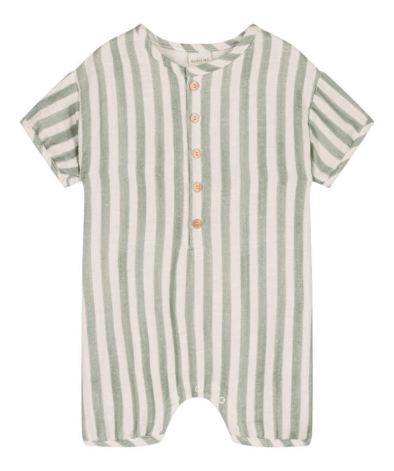 Jumpsuit Bebecito Green Stripes