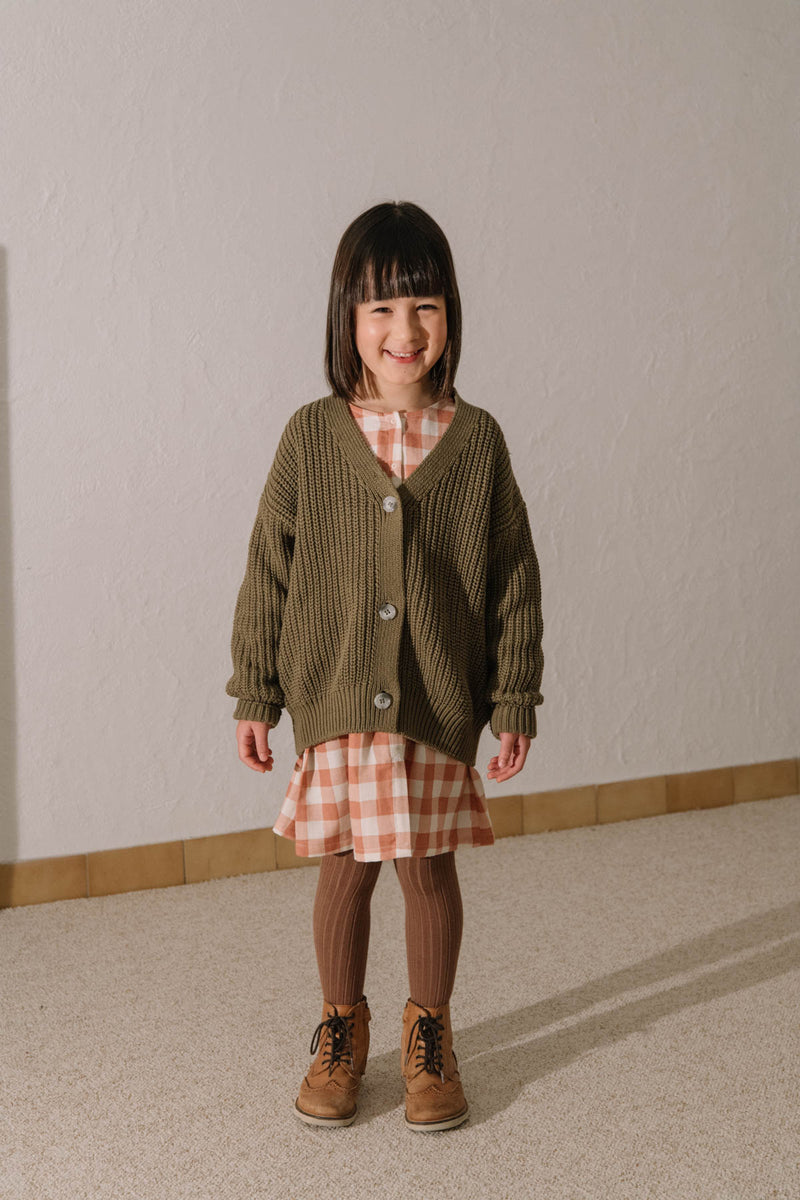 Angelo Cardigan Olive green