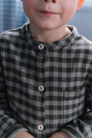 Shirt Jim Flannel Grey Gingham