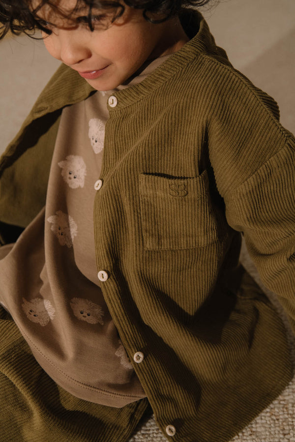 T-shirt Essential ML mocha chien