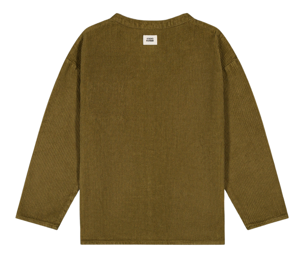 Chemise Jim Corderoy Vert Nutria