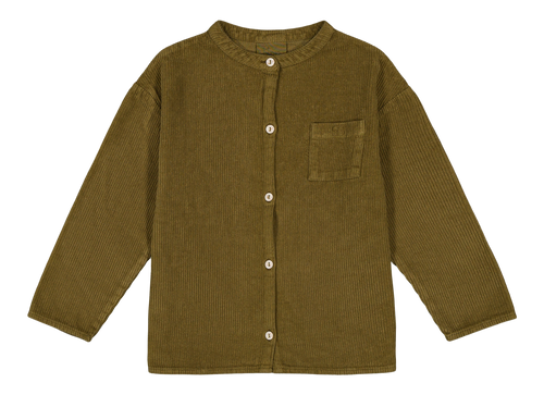 Shirt Jim Corduroy Green Nutria