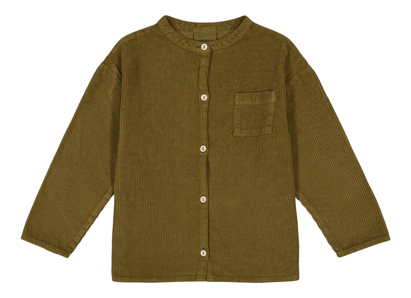Shirt Jim Corduroy Green Nutria