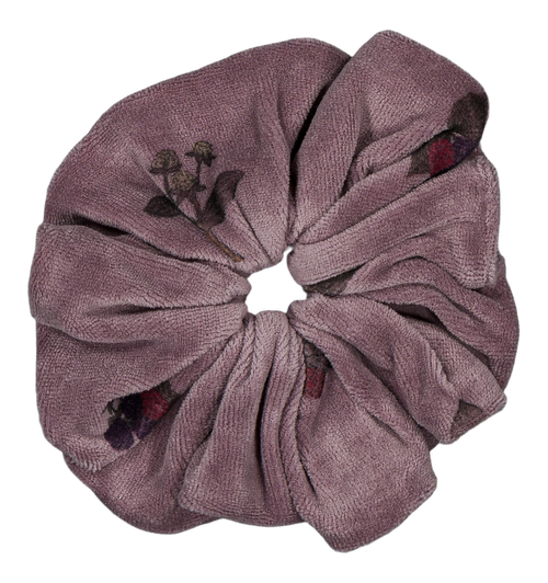Chouchou Gigi Velvet Mauve mûres