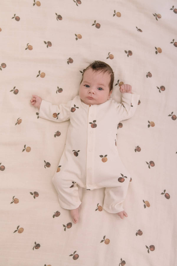 Swaddle Doudou XL Ecru Apples