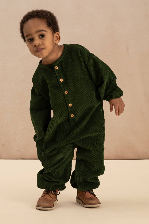 Jumpsuit Big Papi Corduroy Forest Green