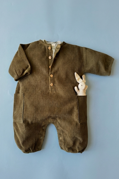 Combinaison Big Papi Corderoy Dark Olive