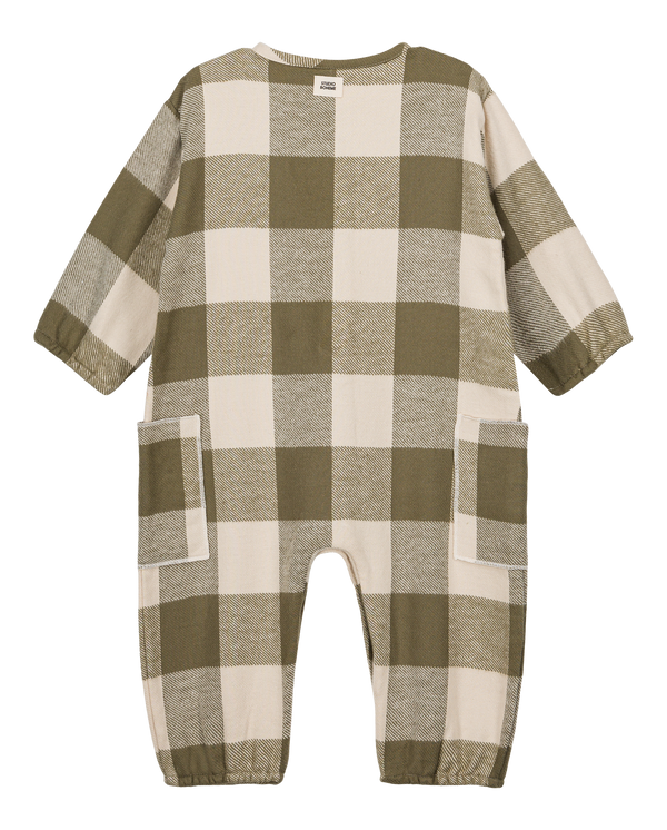 Combinaison Big Papi Flanelle Vichy kaki