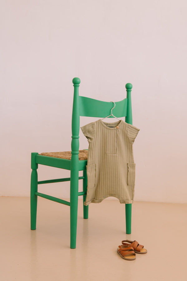 Jumpsuit Aimé Rib Golden Green