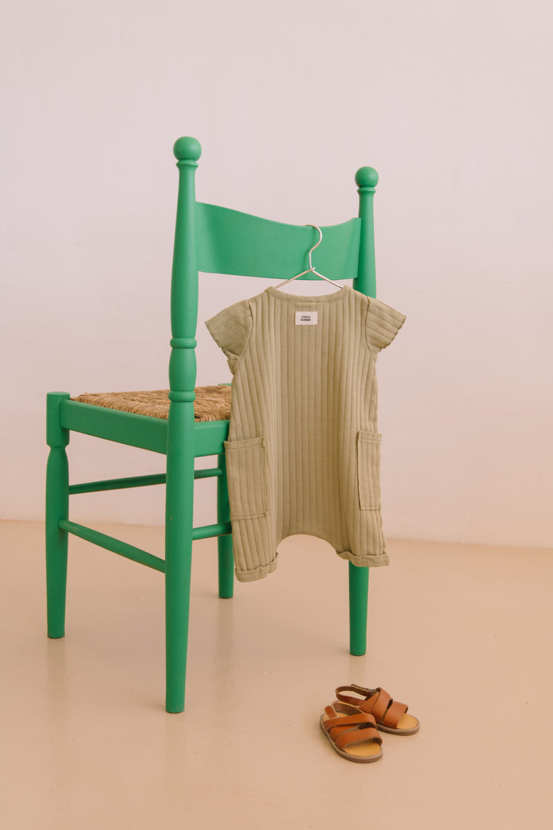 Jumpsuit Aimé Rib Golden Green